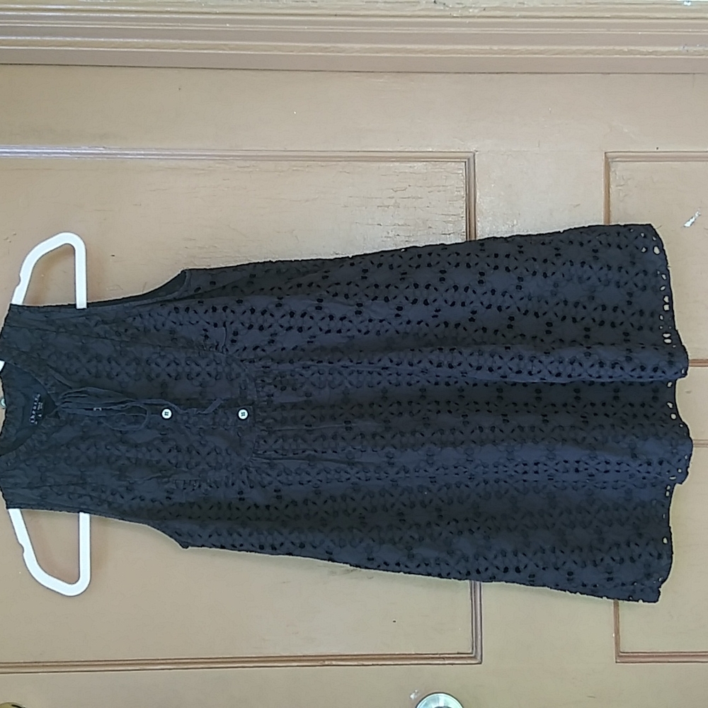 Theory navy blue mini dress.